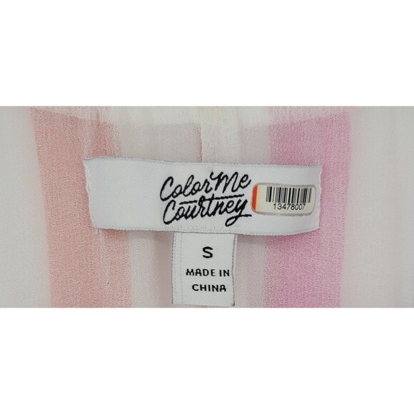 Color Me Courtney Taira Short Sleeve Wrap Dress  Size Small Retail $230 - Picture 7 of 8